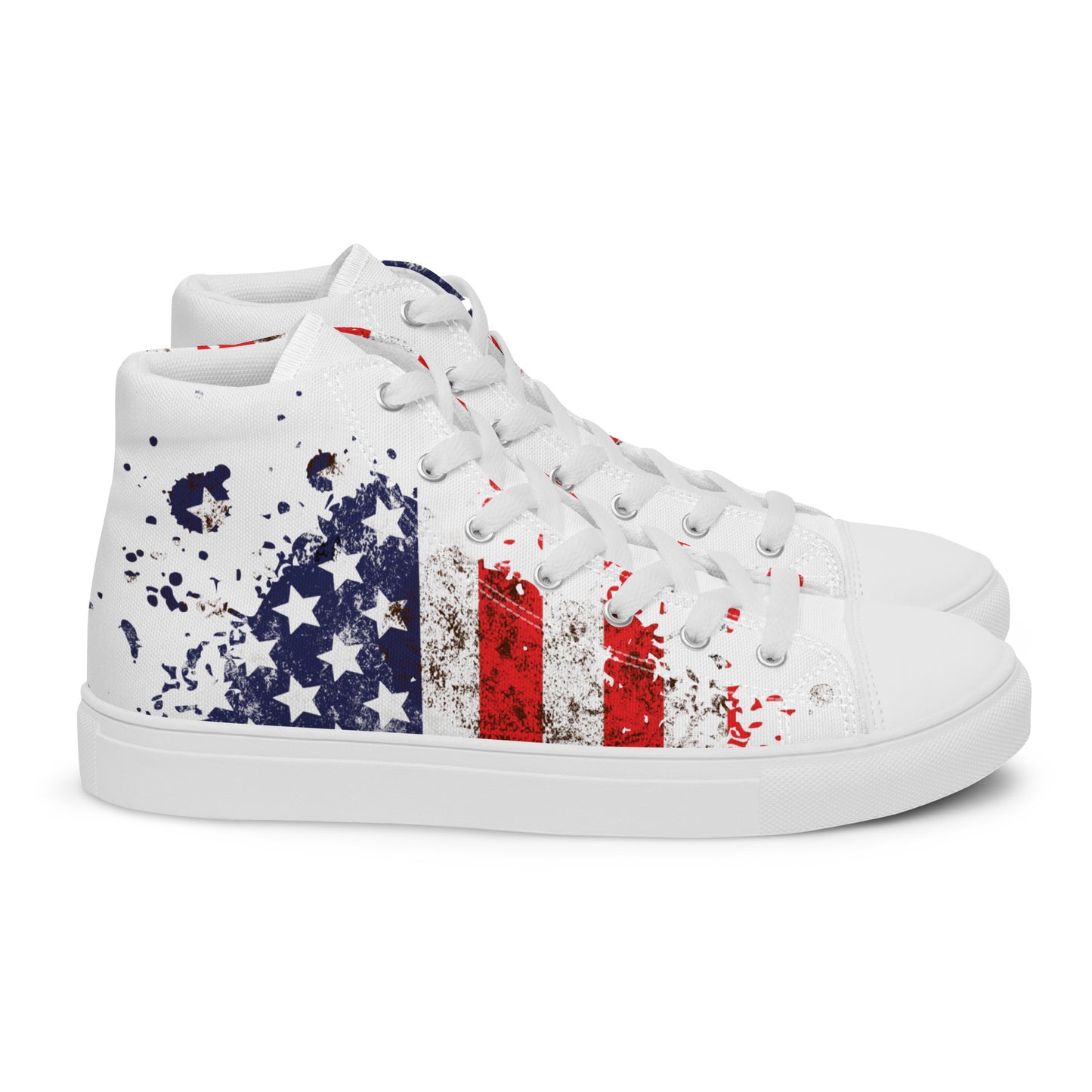 Men’s high top canvas shoes