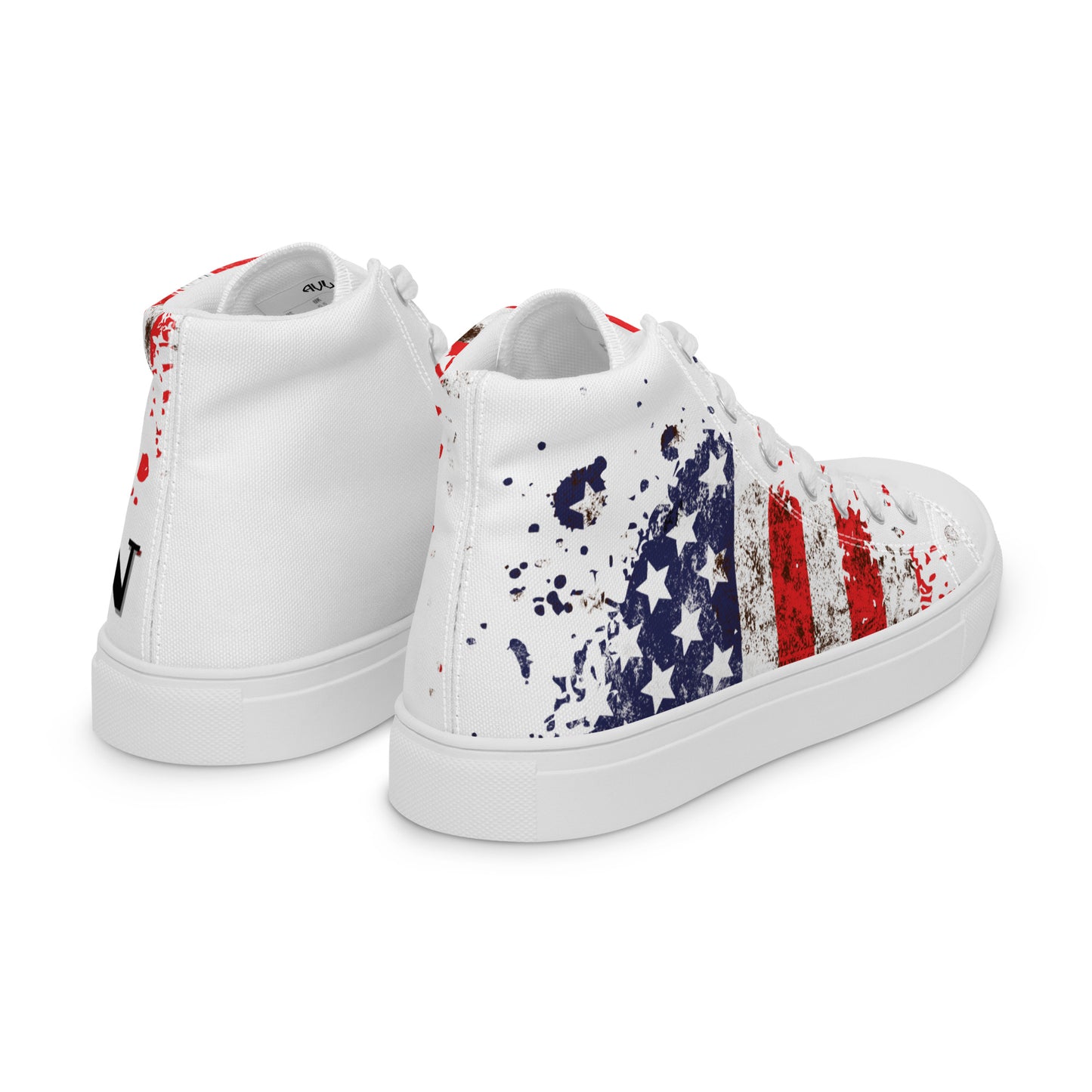 Men’s high top canvas shoes