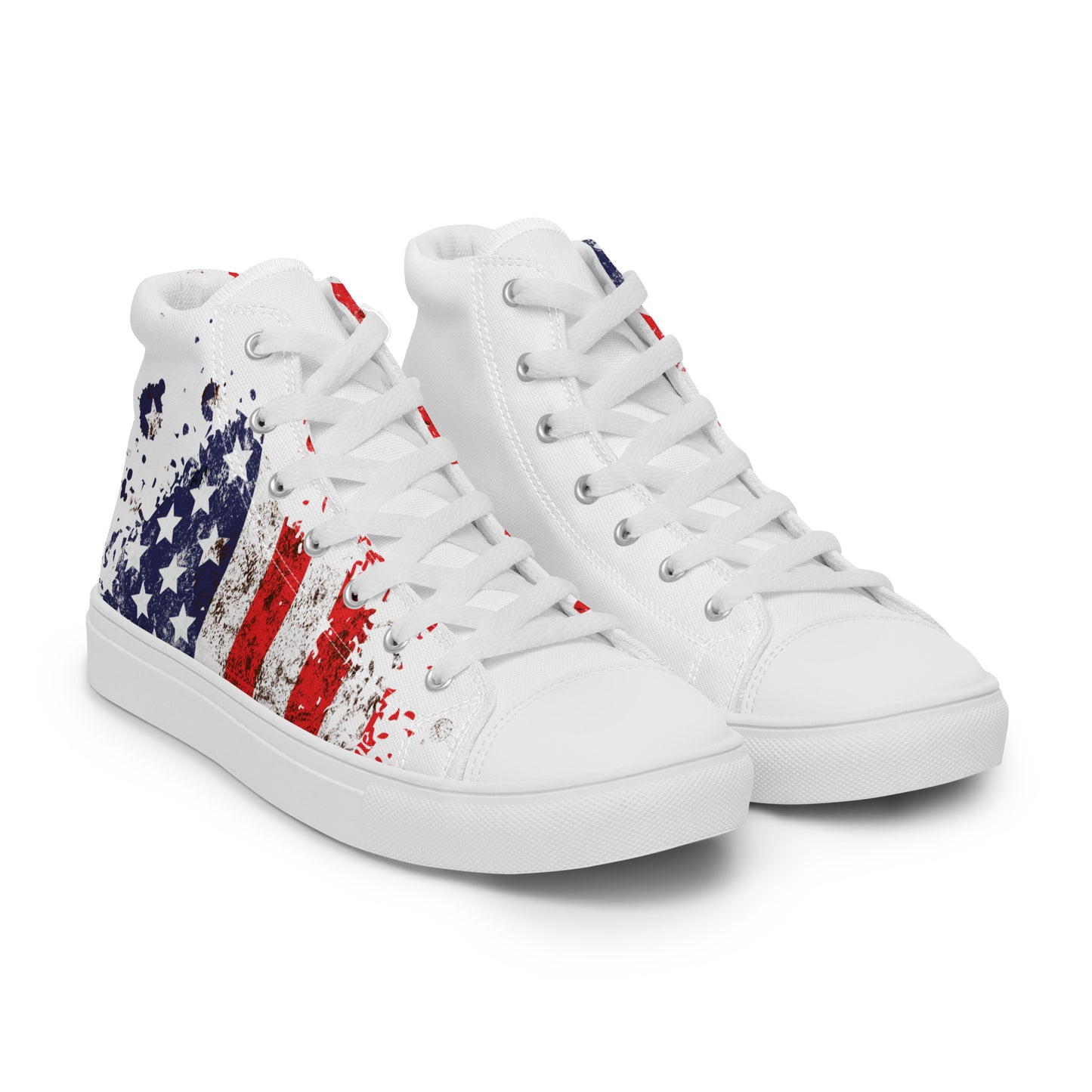 Men’s high top canvas shoes